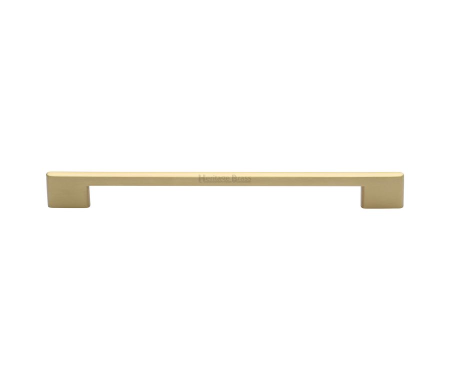 Heritage Brass Satin Brass Slim Metro Cabinet Pull Handle 256mm