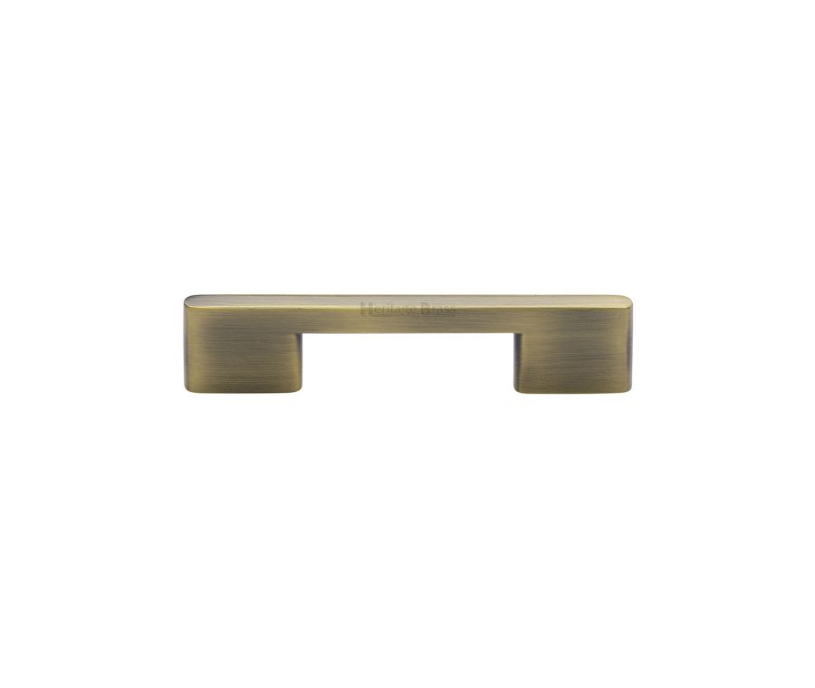 Heritage Brass Antique Brass Slim Metro Cabinet Pull Handle 96mm