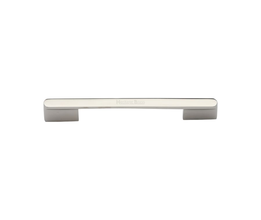 Heritage Brass Polished Nickel Finish Bridge Cabinet Pull Handle 160mm