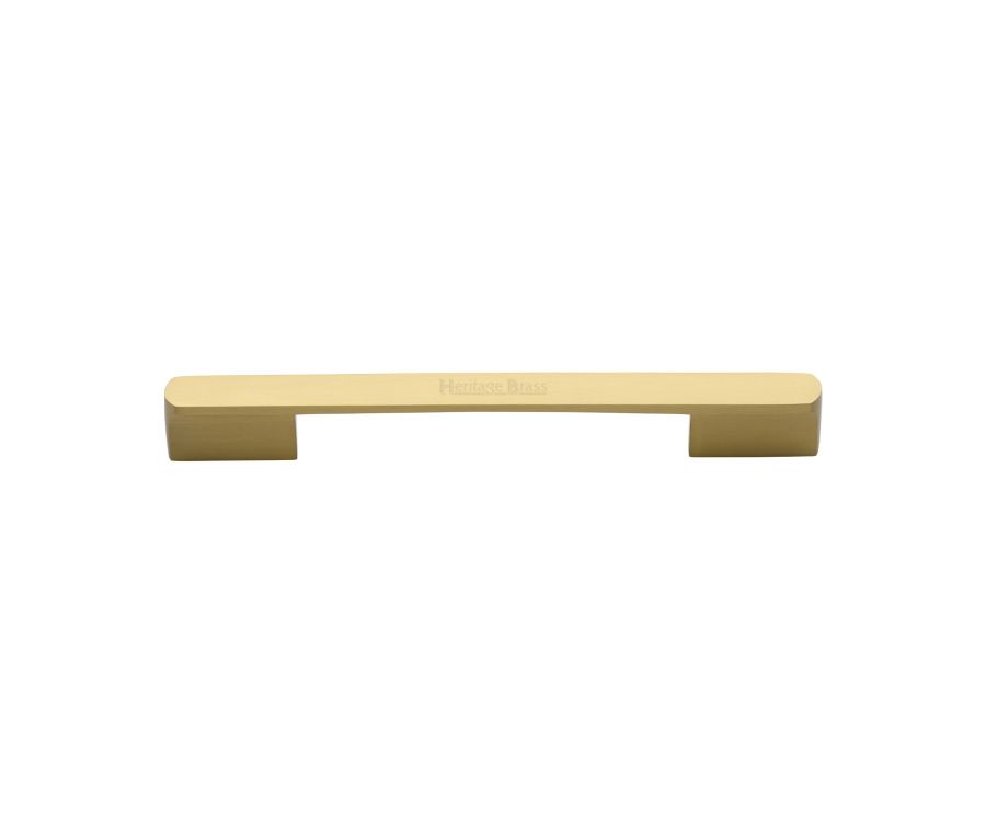 Heritage Brass Satin Brass Bridge Cabinet Pull Handle 160mm