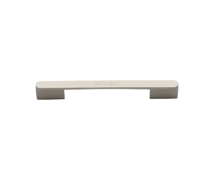 Heritage Brass Satin Nickel Bridge Cabinet Pull Handle 160mm