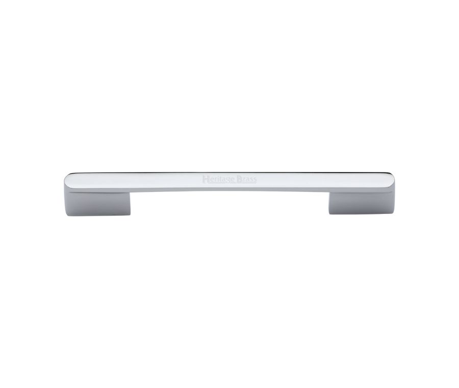 Heritage Brass Polished Chrome Bridge Cabinet Pull Handle 224mm