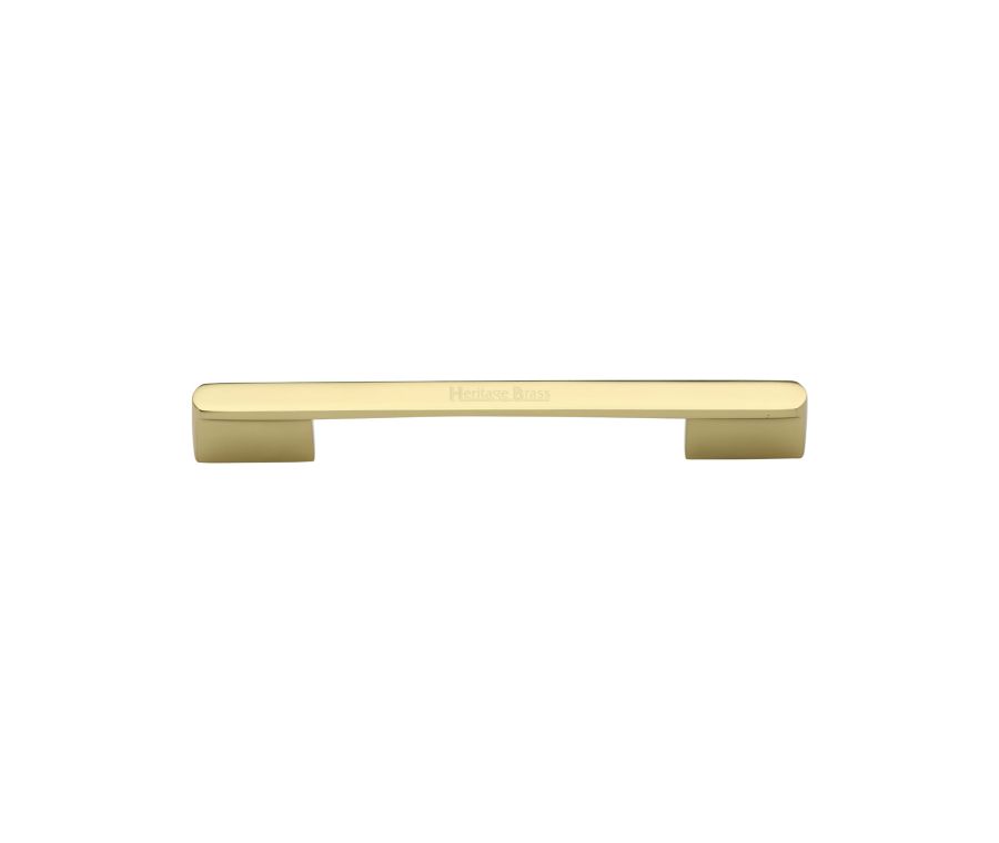 Heritage Brass Polished Brass Bridge Cabinet Pull Handle 96mm