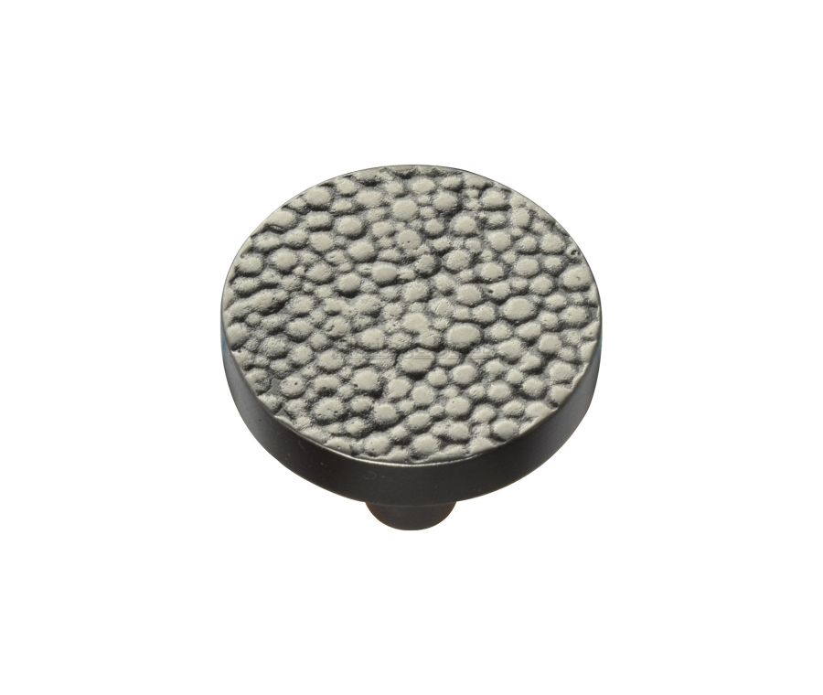 Heritage Brass Aged Nickel Round Stingray Cabinet Knob 32mm