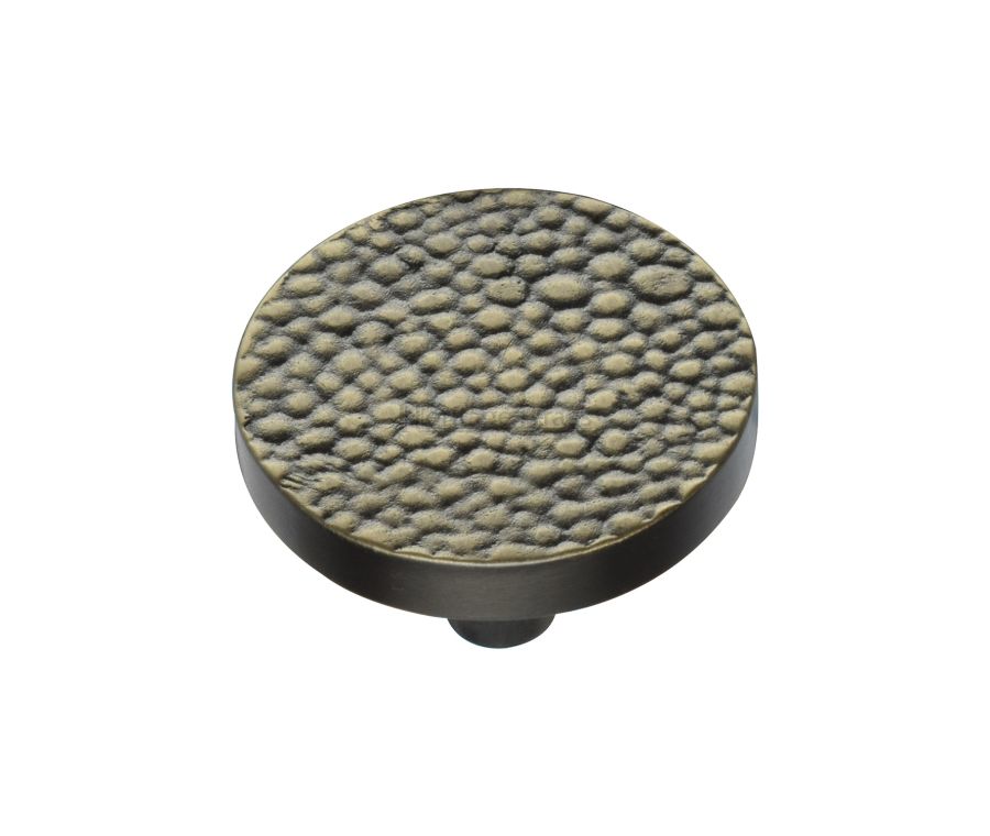 Heritage Brass Aged Brass Round Stingray Cabinet Knob 38mm
