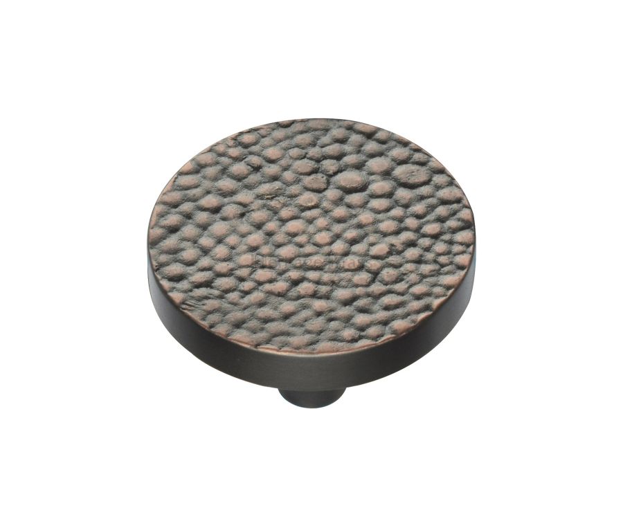 Heritage Brass Aged Copper Round Stingray Cabinet Knob 38mm