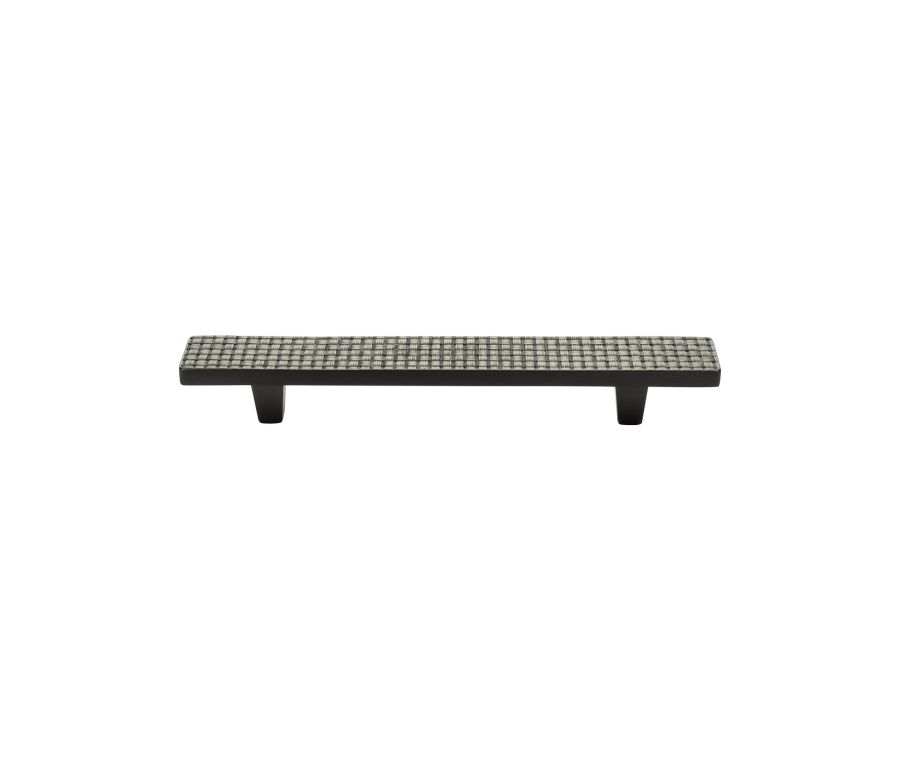 Heritage Brass Aged Nickel Weave Cabinet Pull Handle 128mm
