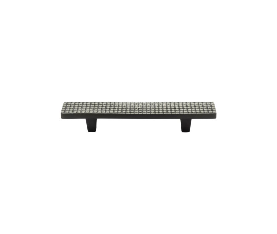 Heritage Brass Aged Nickel Weave Cabinet Pull Handle 96mm