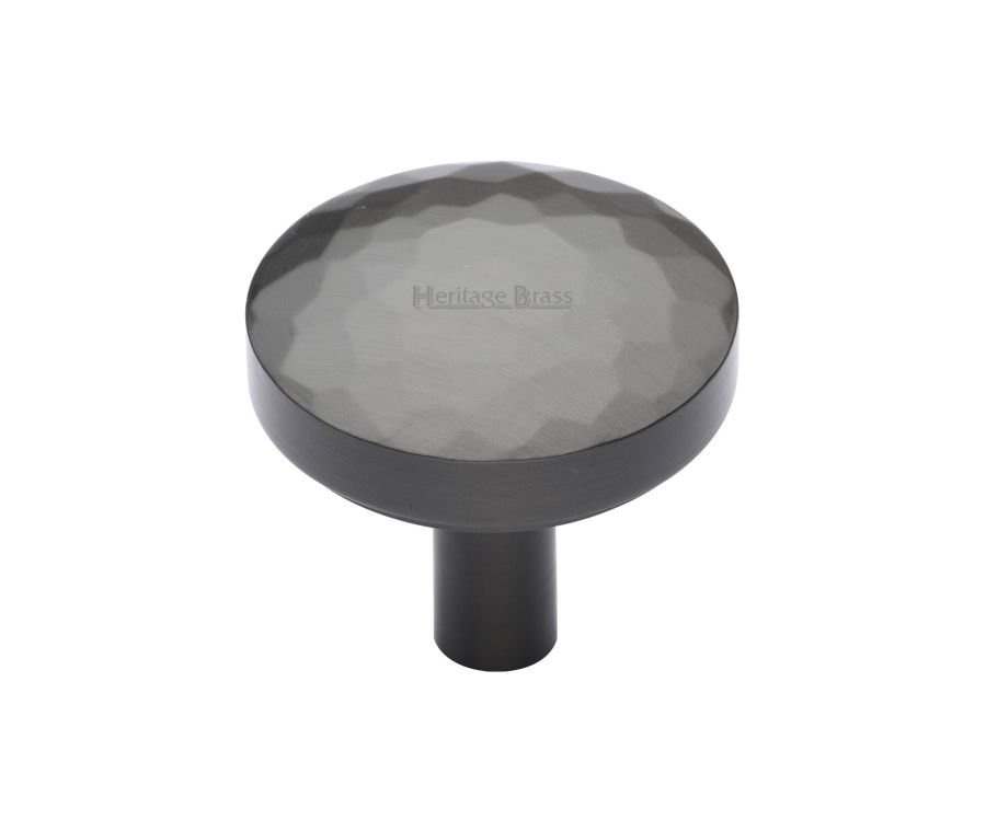 Heritage Brass Matt Bronze Round Hammered Cabinet Knob 32mm