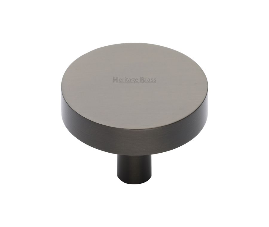 Heritage Brass Matt Bronze Disc Cabinet Knob 38mm