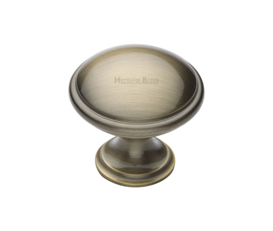 Heritage Brass Antique Brass Domed Cabinet Knob 32mm