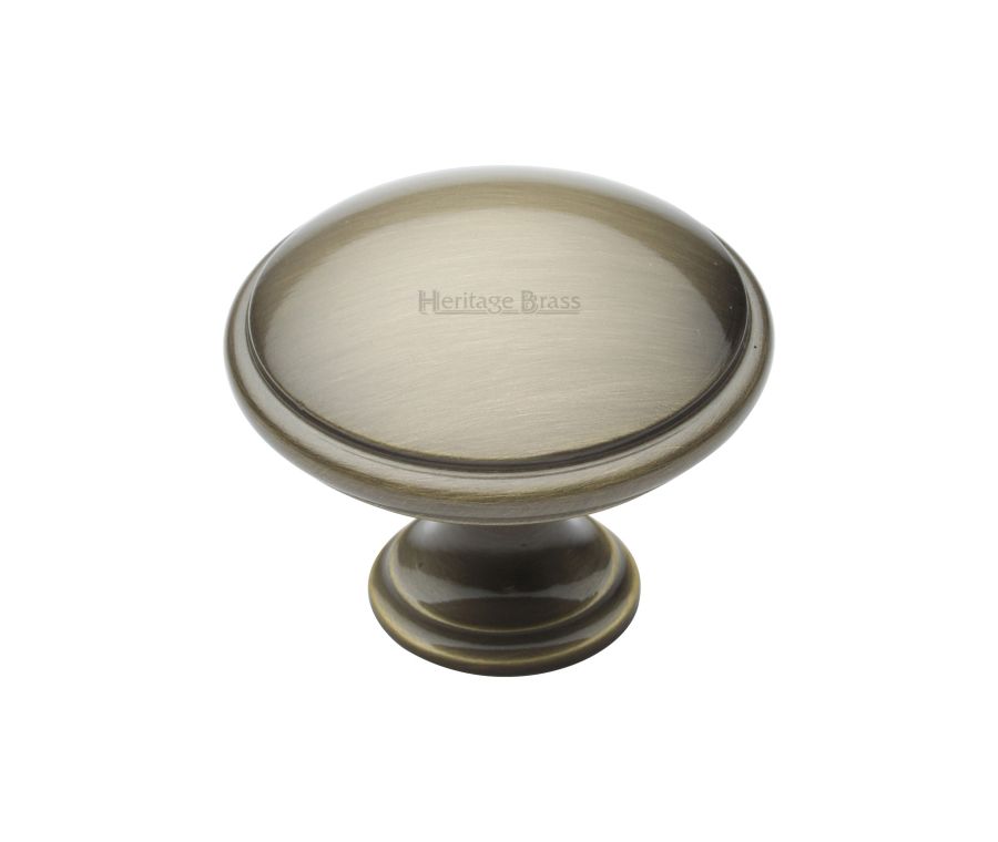 Heritage Brass Antique Brass Domed Cabinet Knob 38mm
