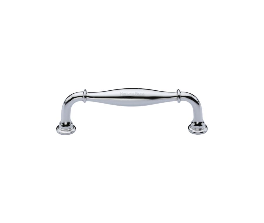 Heritage Brass Polished Chrome Henley Traditional Cabinet Pull Handle 102mm