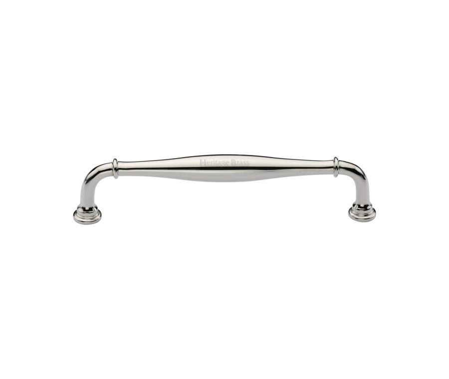 Heritage Brass Polished Nickel Finish Henley Traditional Cabinet Pull Handle 152mm