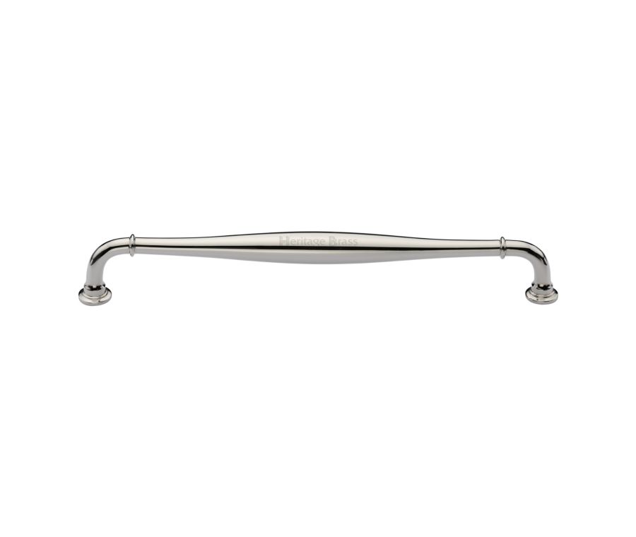 Heritage Brass Polished Nickel Finish Henley Traditional Cabinet Pull Handle 203mm