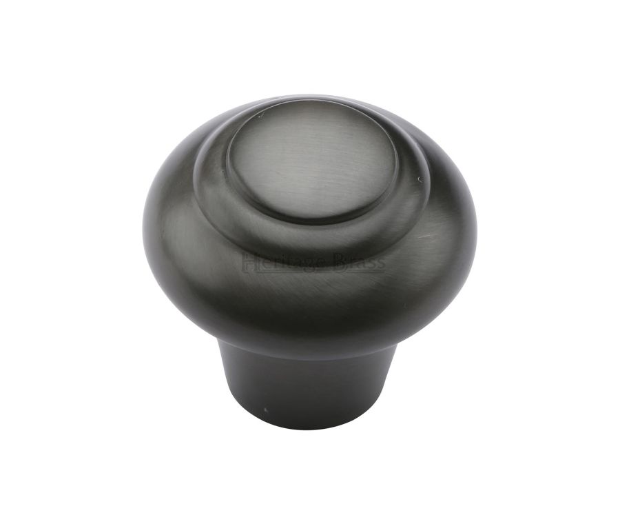 Heritage Brass Matt Bronze Round Bead Cabinet Knob 32mm