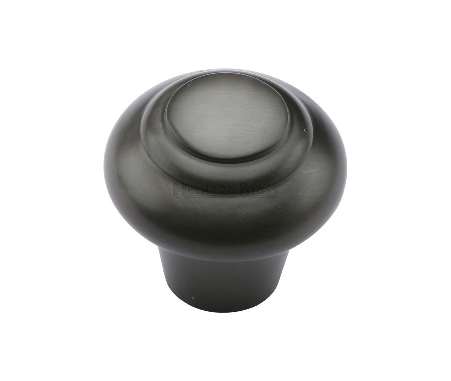 Heritage Brass Matt Bronze Round Bead Cabinet Knob 38mm