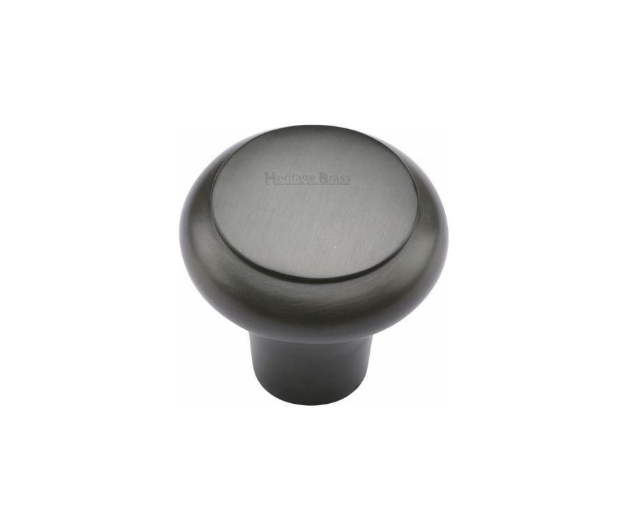 Heritage Brass Matt Bronze Round Edge Cabinet Knob 32mm