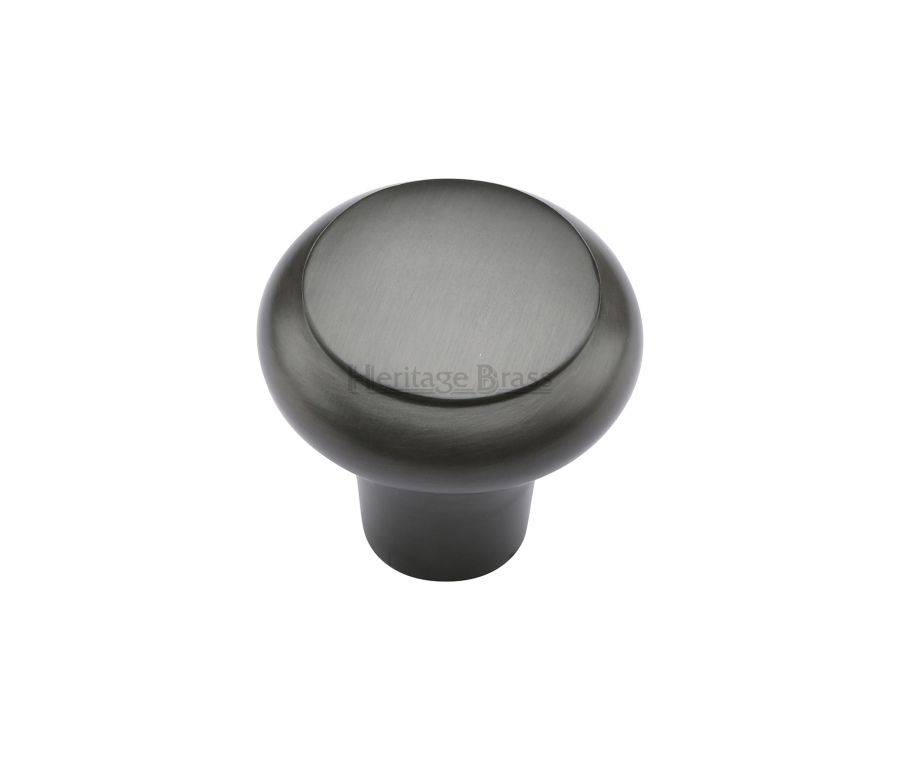 Heritage Brass Matt Bronze Round Edge Cabinet Knob 38mm