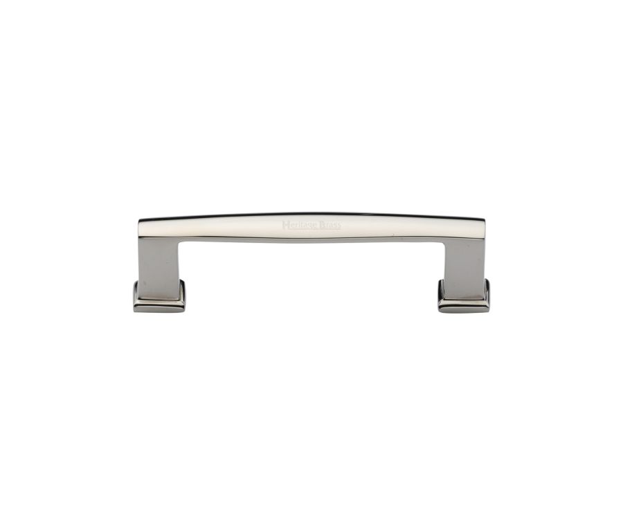 Heritage Brass Polished Nickel Finish Vintage Cabinet Pull Handle 102mm