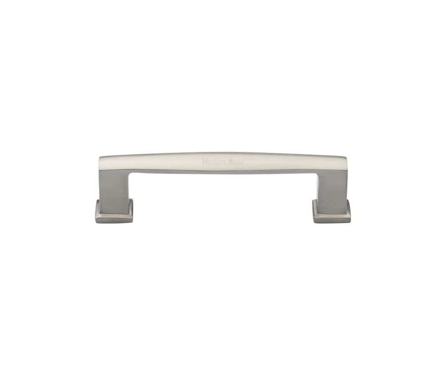 Heritage Brass Satin Nickel Vintage Cabinet Pull Handle 102mm