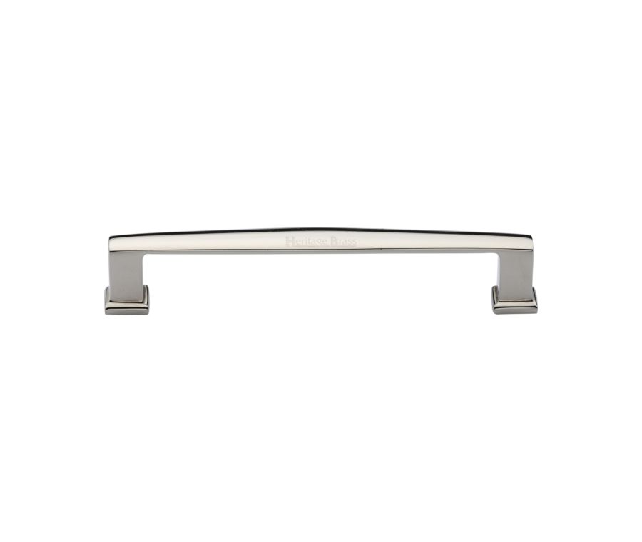 Heritage Brass Polished Nickel Finish Vintage Cabinet Pull Handle 152mm