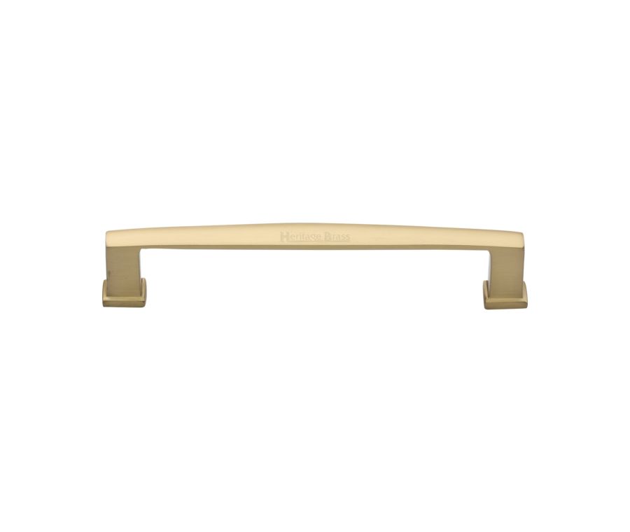 Heritage Brass Satin Brass Vintage Cabinet Pull Handle 152mm