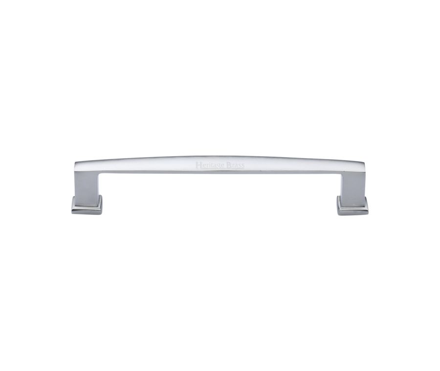 Heritage Brass Satin Chrome Vintage Cabinet Pull Handle 152mm