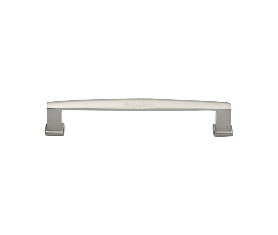 Heritage Brass Satin Nickel Vintage Cabinet Pull Handle 152mm