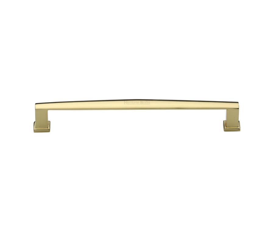 Heritage Brass Polished Brass Vintage Cabinet Pull Handle 203mm