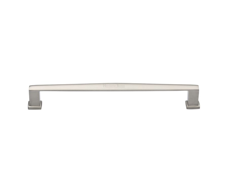 Heritage Brass Satin Nickel Vintage Cabinet Pull Handle 203mm