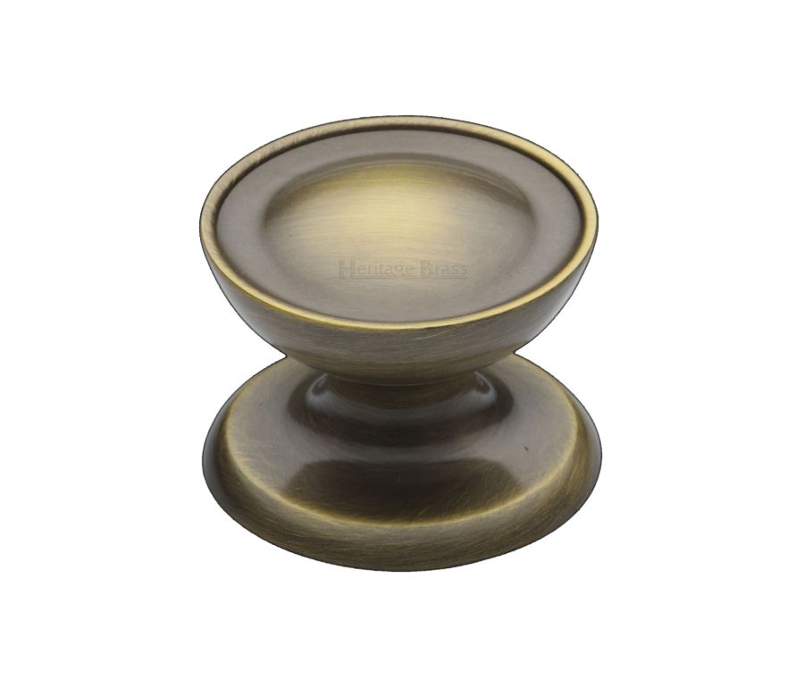 Heritage Brass Antique Brass Surrey Cabinet Knob 32mm