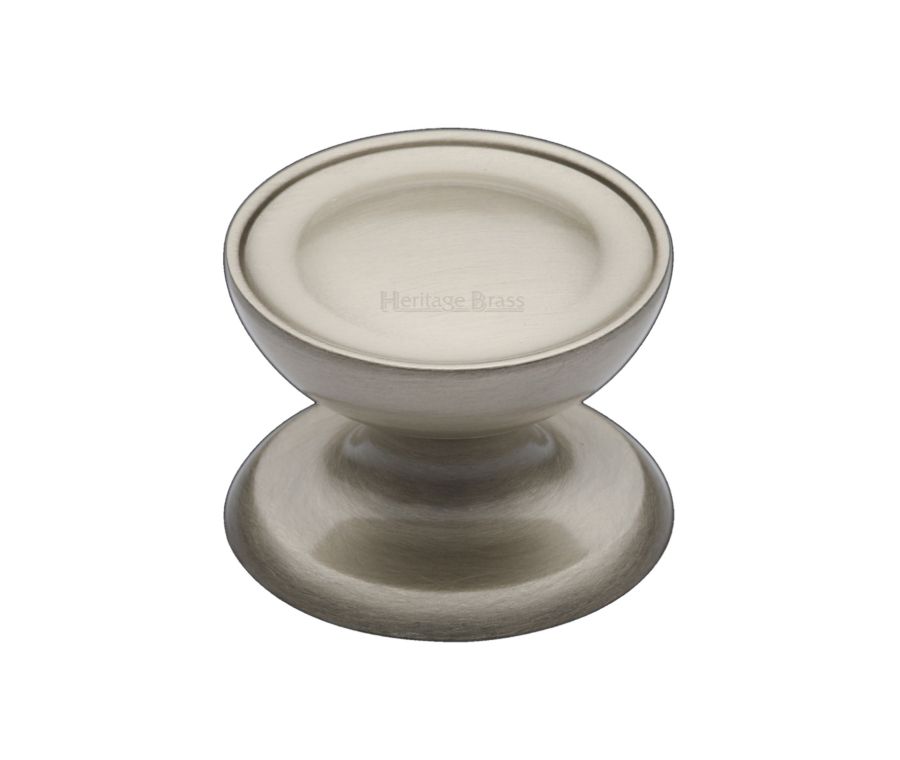 Heritage Brass Satin Nickel Surrey Cabinet Knob 32mm