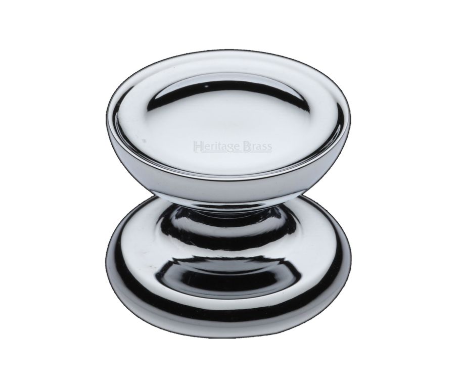 Heritage Brass Polished Chrome Surrey Cabinet Knob 38mm