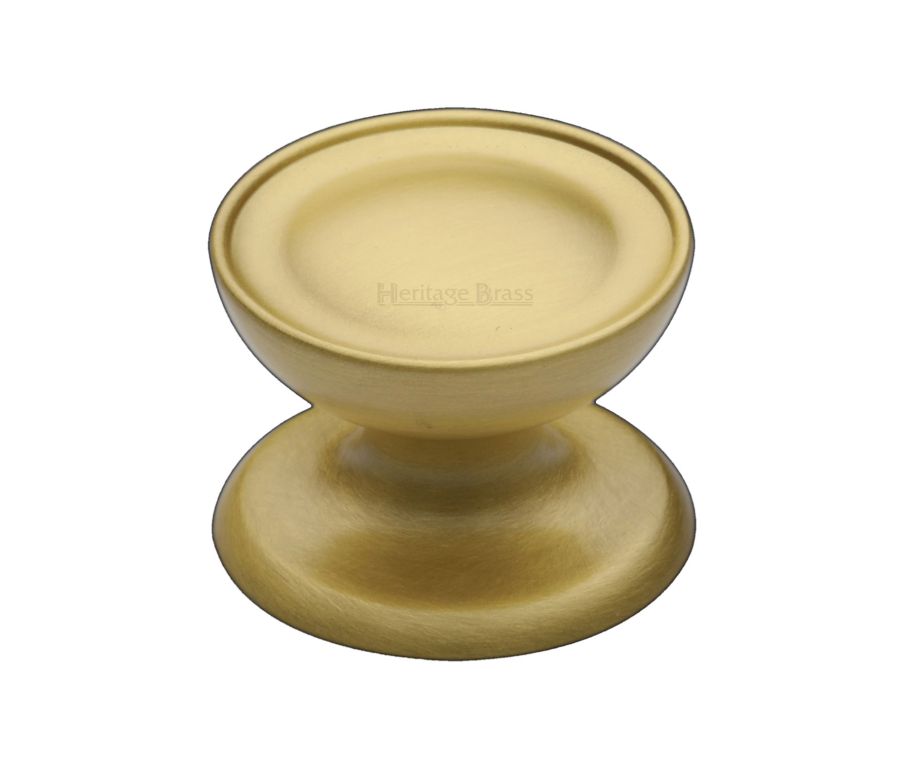 Heritage Brass Satin Brass Surrey Cabinet Knob 38mm
