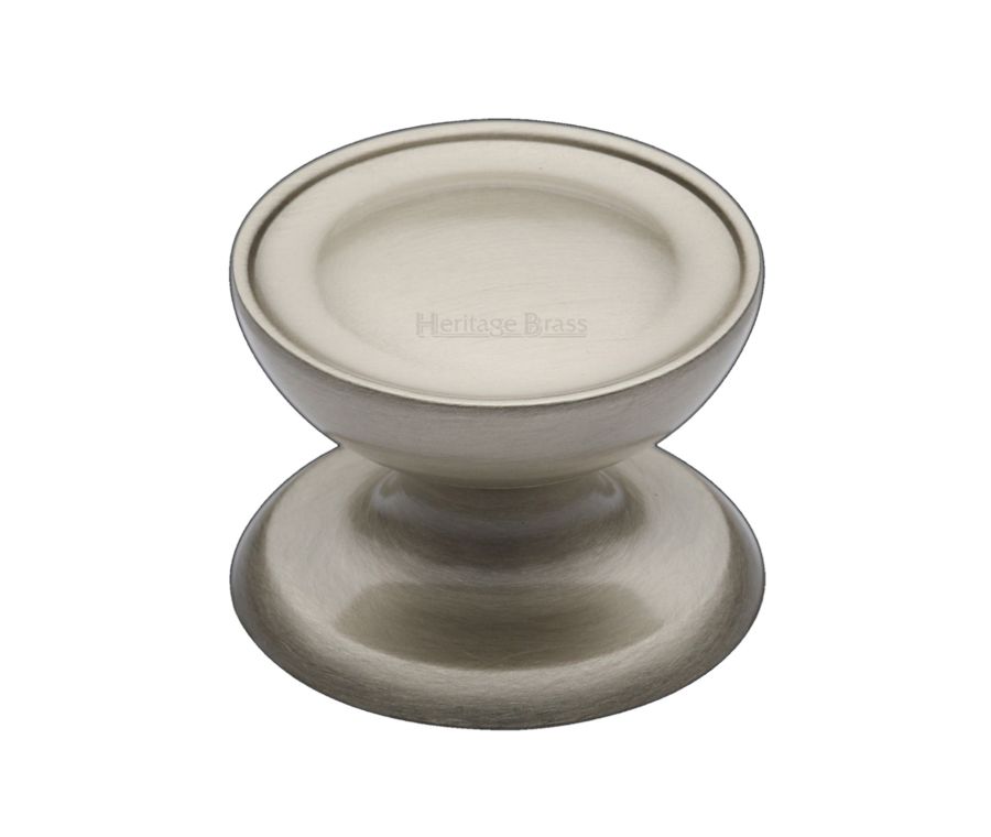 Heritage Brass Satin Nickel Surrey Cabinet Knob 38mm