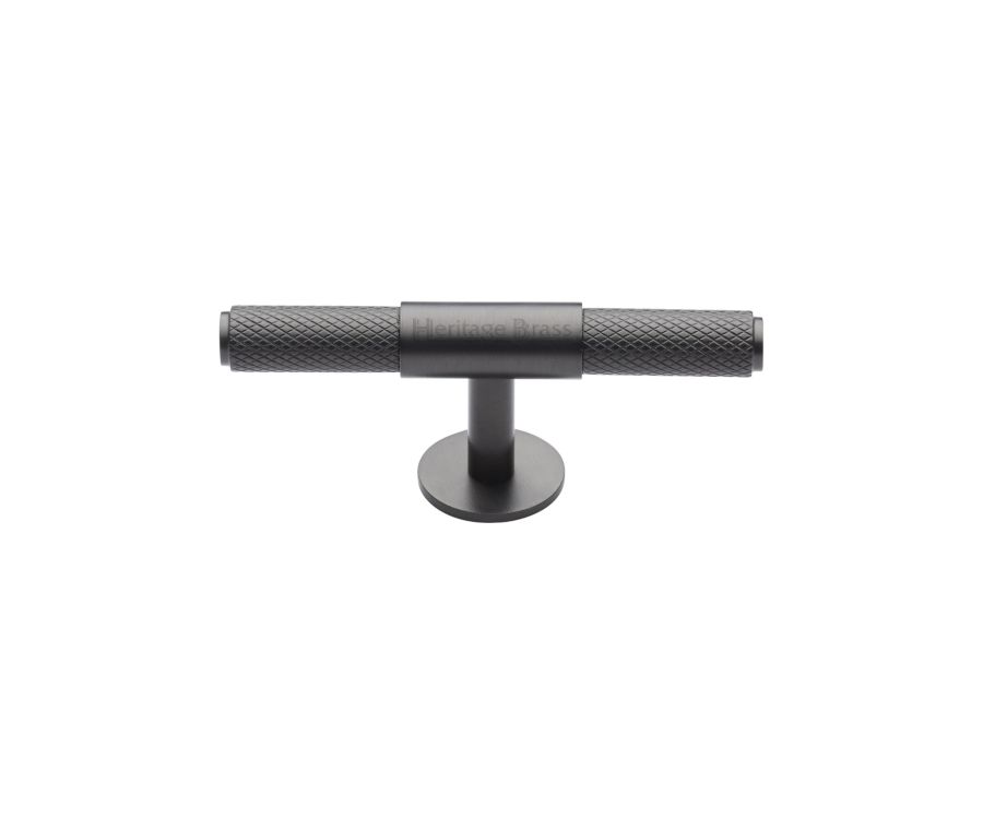 Heritage Brass Matt Bronze Knurled Fountain Cabinet Knob 90mm