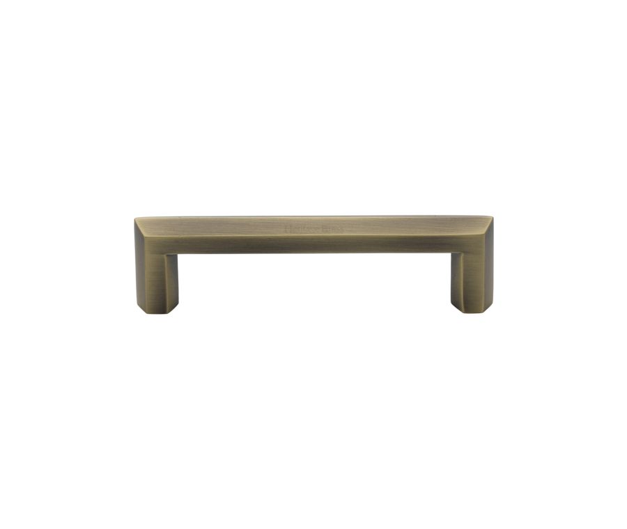 Heritage Brass Antique Brass Hex Profile Cabinet Pull Handle 102mm