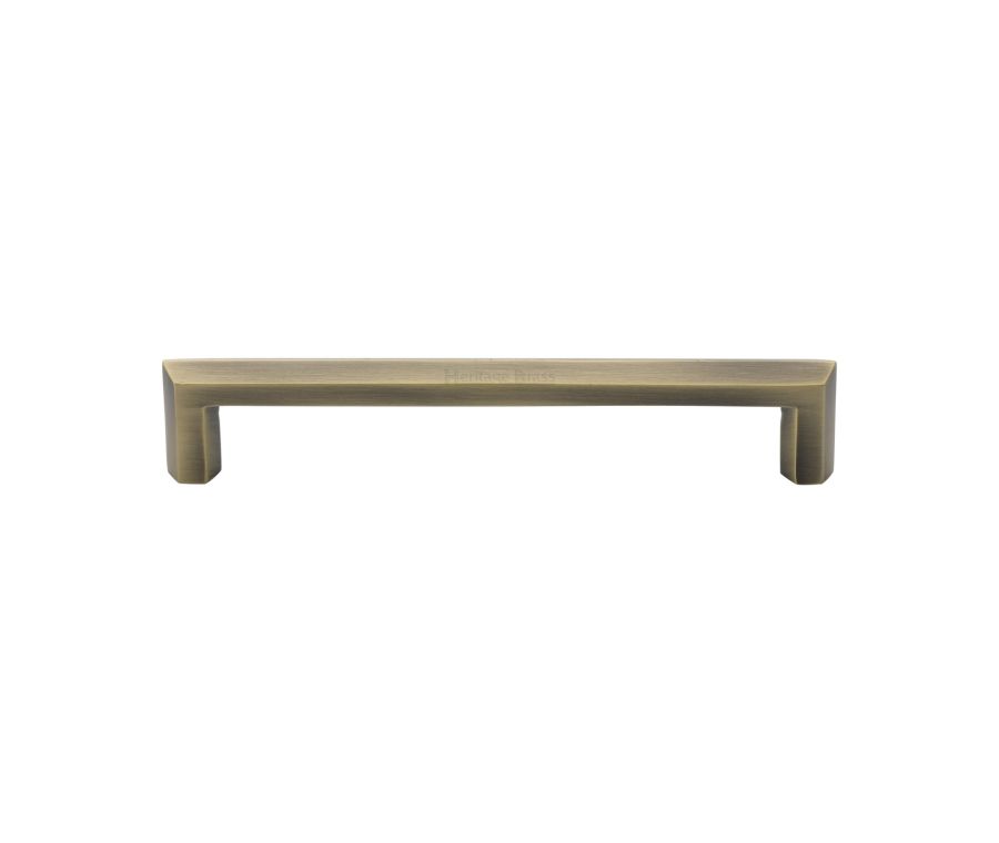 Heritage Brass Antique Brass Hex Profile Cabinet Pull Handle 152mm