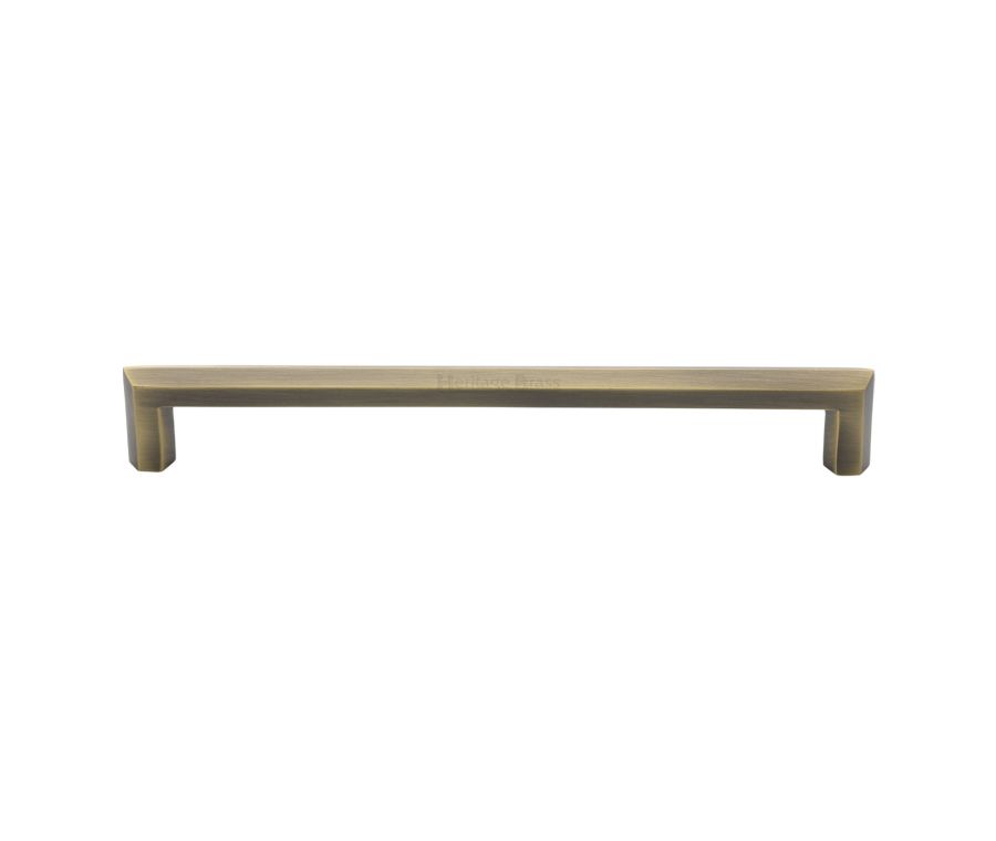 Heritage Brass Antique Brass Hex Profile Cabinet Pull Handle 203mm