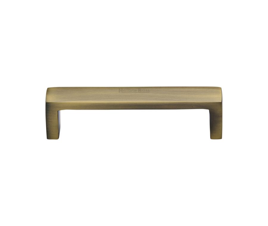 Heritage Brass Antique Brass Wide Metro Cabinet Pull Handle 101mm