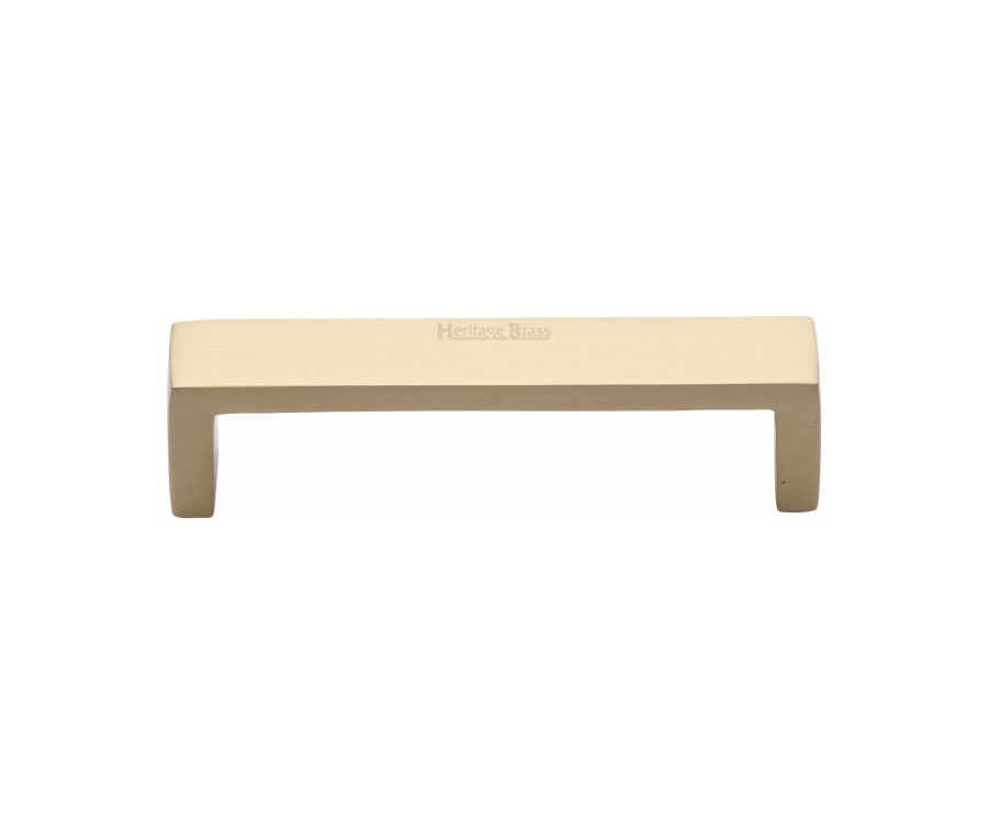Heritage Brass Satin Brass Wide Metro Cabinet Pull Handle 101mm