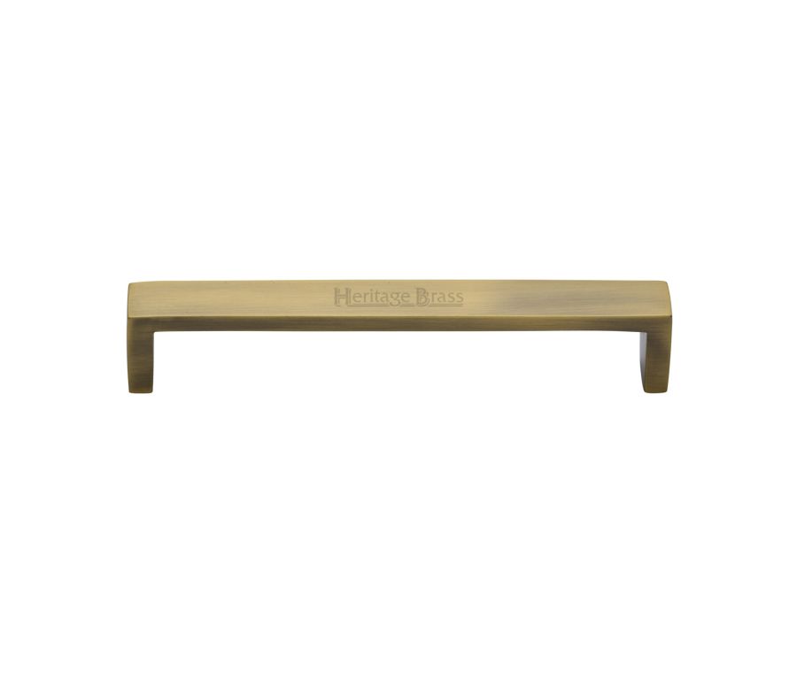 Heritage Brass Antique Brass Wide Metro Cabinet Pull Handle 160mm