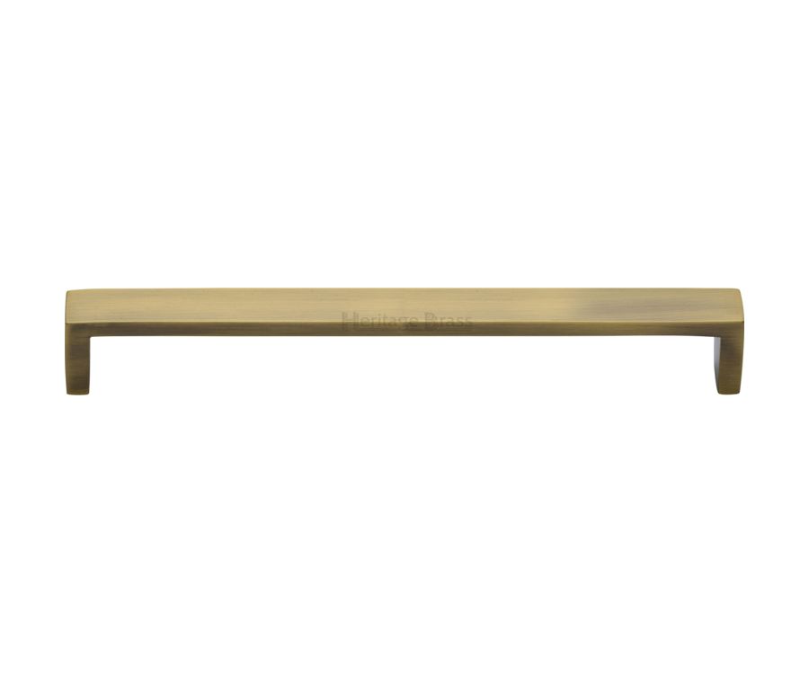 Heritage Brass Antique Brass Wide Metro Cabinet Pull Handle 203mm