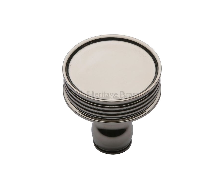 Heritage Brass Polished Nickel Finish Venetian Cabinet Knob 32mm