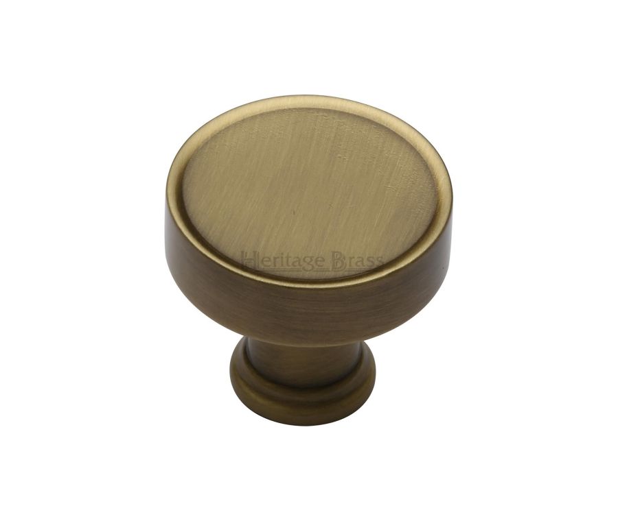 Heritage Brass Antique Brass Florence Cabinet Knob 32mm