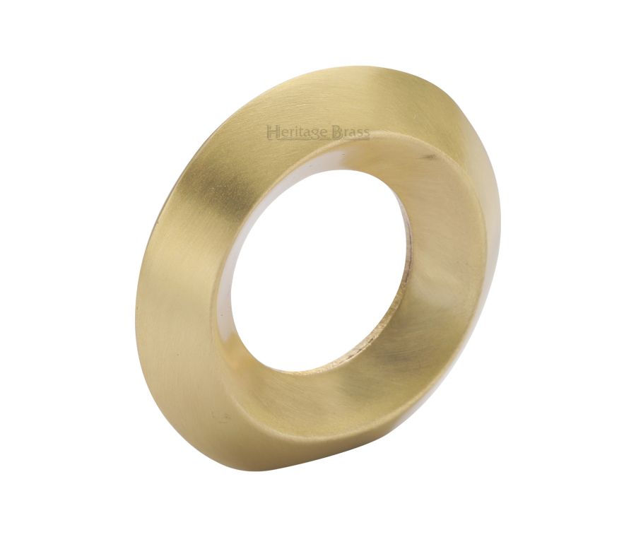 Heritage Brass Satin Brass Round Ring Pull 40mm
