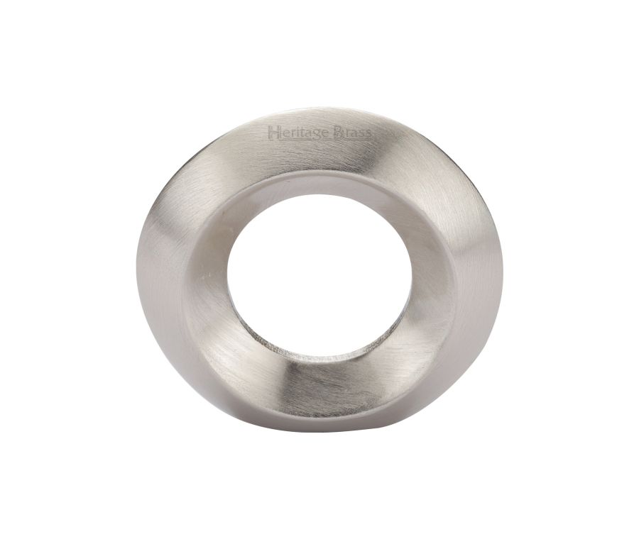 Heritage Brass Satin Nickel Round Ring Pull 40mm