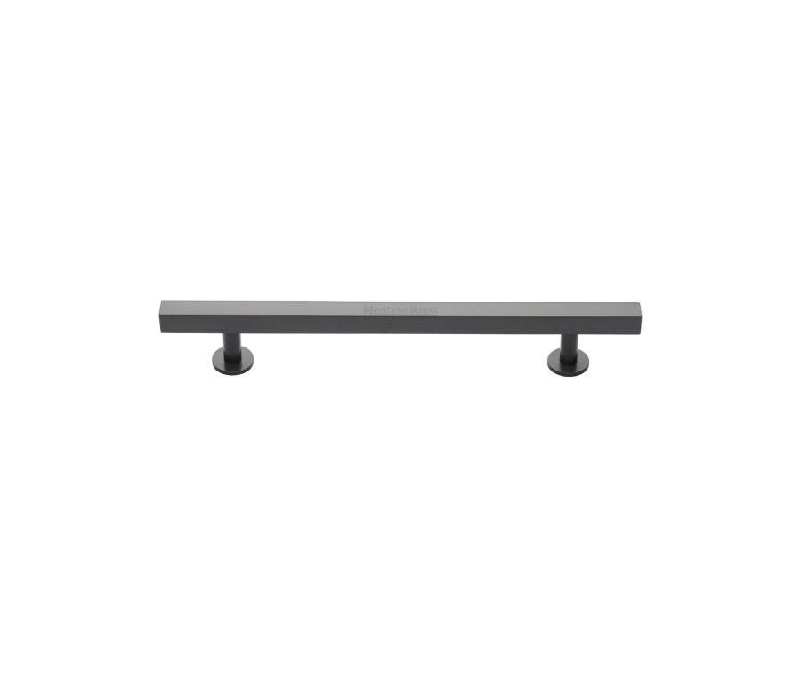 Heritage Brass Matt Bronze Offset Square Cabinet Pull 128mm