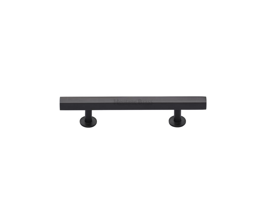 Heritage Brass Matt Bronze Offset Square Cabinet Pull 96mm
